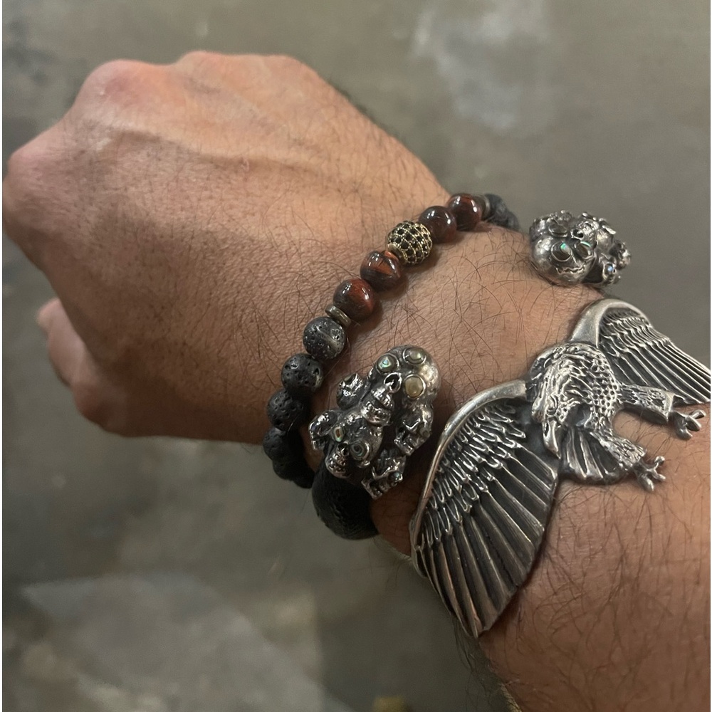 Starling Silver Eagle Cuff Bracelet - image 1